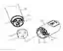 Fig. 01 - FITTING STRUCTURE BETWEEN NOZZLE CAP AND MAIN NOZZLE BODY OF BIDET