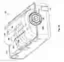 Fig. 15 - Method of installing a motorized gearbox assembly in a window covering