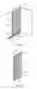Fig. 04 - Window with built-in foldable screen, and window frame assembly thereof
