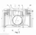 Fig. 06 - PISTON WITH AN OPEN COOLING CHAMBER HAVING A FLOW-EFFECTIVE OIL GUIDING SURFACE AND METHOD FOR COOLING SAID PISTON