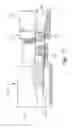 Fig. 04 - Hose crimp fitting or hydraulic adaptors that utilize a reverse threaded lock nut that engages to a JIC nut or similar swivel nut to prevent the nut from loosening