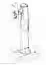 Fig. 01 - Supporting stand for display device