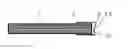 Fig. 01 - Light guide with optical element molded thereto