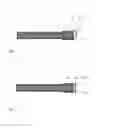 Fig. 02 - Light guide with optical element molded thereto