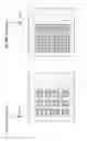 Fig. 14 - TERMINATION STRUCTURE WITH MULTIPLE EMBEDDED POTENTIAL SPREADING CAPACITIVE STRUCTURES FOR TRENCH MOSFET