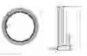 Fig. 01 - Stator positioner for electrostatic generator electrodes and new electrode design