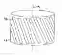 Fig. 01 - Electrostatic generator/motor rotor electrode system suitable for installation on the outer surface of an EMB rotor