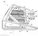 Fig. 01 - Rock rake attachment for engineering vehicle