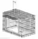 Fig. 01 - TELESCOPIC FOLDING TYPE PET CAGE DOOR