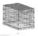 Fig. 02 - LIFTING AND OVERTURNING TYPE AUTOMATICALLY-LOCKED PET CAGE DOOR