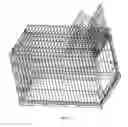 Fig. 05 - LIFTING AND OVERTURNING TYPE AUTOMATICALLY-LOCKED PET CAGE DOOR