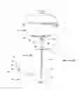 Fig. 02 - Adjustable stand for barbeque grills and other camping gear