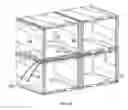 Fig. 12 - Modular organization system and means of interconnection and support