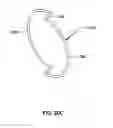 Fig. 37 - WOUND RETRACTORS WITH NON-CIRCULAR, NON-COPLANAR OR NON-PARALLEL INNER RINGS