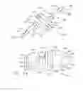 Fig. 11 - Surgical staple configurations with camming surfaces located between portions supporting surgical staples