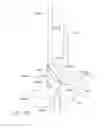 Fig. 43 - Surgical staple configurations with camming surfaces located between portions supporting surgical staples