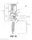Fig. 42 - Pedicle screw having a removable rod coupling