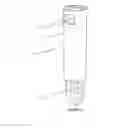 Fig. 11 - Contact trigger release needle guard with elastic spring
