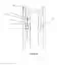 Fig. 36 - Contact trigger release needle guard with elastic spring