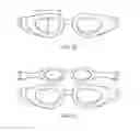 Fig. 07 - Goggles with retroscopic lens angle for enhanced forward vision