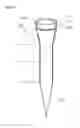 Fig. 03 - Golf tee with spark induction coating and method for improving golf performance