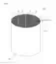 Fig. 02 - Plugged honeycomb structure and plugged honeycomb segment