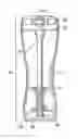Fig. 01 - Shakeable container with agitator