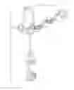 Fig. 01 - Locking intermediate link for a tool arm assembly