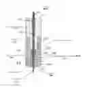 Fig. 01 - Nozzle system with monolithic nozzle head for fused filament fabrication additive manufacturing and method of manufacturing same