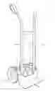 Fig. 01 - Hand truck with an adjustable wheel axle
