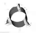 Fig. 01 - Partitioning apparatus for washer/dryer combination