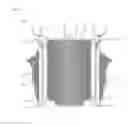 Fig. 04 - Partitioning apparatus for washer/dryer combination