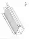 Fig. 02 - Gutter guard with embossments