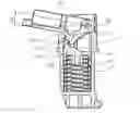 Fig. 01 - Hinge device for opening and closing cover of office equipment