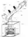 Fig. 59 - MagnaFloat device generating clean electricity by using gravity, buoyancy, speed manipulation procedures and by passing magnets through inductors