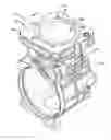Fig. 01 - Lightweight compressor crankcase assembly and method