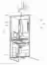 Fig. 01 - Refrigerator having outer case and inner case for distributing cool air