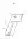 Fig. 02 - Gun grip with finger placement and holstering features