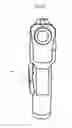 Fig. 19 - Gun grip with finger placement and holstering features
