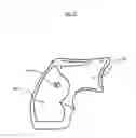 Fig. 20 - Gun grip with finger placement and holstering features