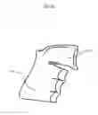 Fig. 24 - Gun grip with finger placement and holstering features