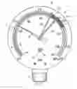 Fig. 01 - Temperature-compensated pressure gauge with a switch output