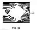 Fig. 37 - Testing apparatus and method for microcircuit testing with conical bias pad and conductive test pin rings