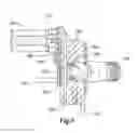 Fig. 09 - Fluid fitting with integrated fluid management device