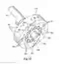 Fig. 12 - Fluid fitting with integrated fluid management device