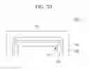 Fig. 40 - Flexible display device having flexible display substrate curved around support substrate