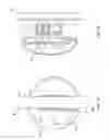 Fig. 08 - Adjustable-tilt housing with flattened dome shape, array antenna, and bracket mount
