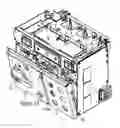 Fig. 13 - Motor control center units with retractable stabs and interlocks using sliding portal shutters