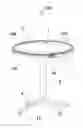 Fig. 01 - Outdoor multifunctional solar energy foldable table