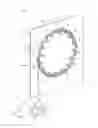 Fig. 01 - Device for preventing vibration of stator core for power generator